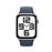 Apple Watch SE 44mm GPS Caja de aluminio en plata y correa deportiva Azul abismo - Talla M/L