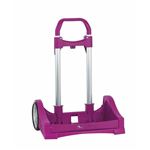 Carro Portamochilas Safta Evolution Fucsia