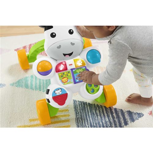 Andador correpasillos Mattel Fisher Price Cebra parlanchina primeros pasos Juego de aprendizaje temprano Comprar en Fnac