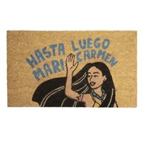 Felpudo Moderna de Pueblo - Hasta luego Mari Carmen