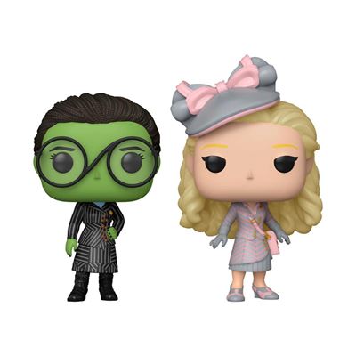 Pack de 2 figuras Funko Wicked Elphaba y Glinda con uniforme de