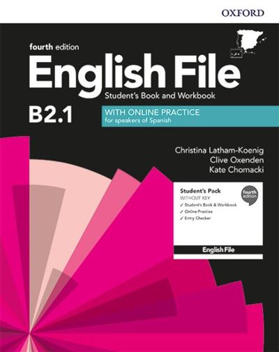 Oxford University Press English File 4Th Edition B2.1. Student's Book And Workbook Without Key Pack
