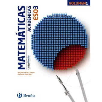 Código Bruño Matemáticas Académicas 3 ESO - 3 volúmenes - 1