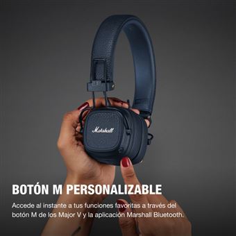 Auriculares Bluetooth Marshall Major V Midnight Blue - Auriculares