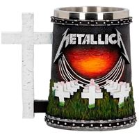 Nemesis Now Metallicamaster of puppets tankard resina negro 1 paquete de jarra