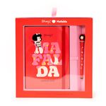 Mr Wonderful Set De Agenda Pocket A5 2026 Semanal + Boli Borrable Bo-bo - Mafalda