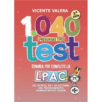 1040 preguntas tipo test LPAC