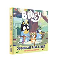 Bluey. Libro de cartón con solapas - Juegos al aire libre