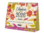 Calendario Trendy Talkual Sobremesa Escribir Finocam Trendy Talkual Ene-dic 2026 S - 210x150 Mm Mes Vista Español