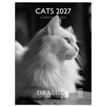 Calendario 2027 Pequeño Gatos B&n