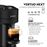 Cafetera de cápsulas Nespresso De'Longhi Vertuo Next ENV120.BM 1500 W, 1.1 L Negro Mate