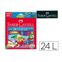 Lápices de colores Faber-Castell acuarelables c 24