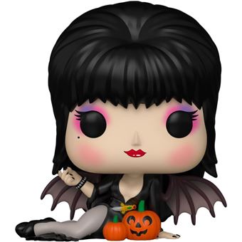 Figura Funko Elvira Reina de las tinieblas con calabaza 10cm - 1