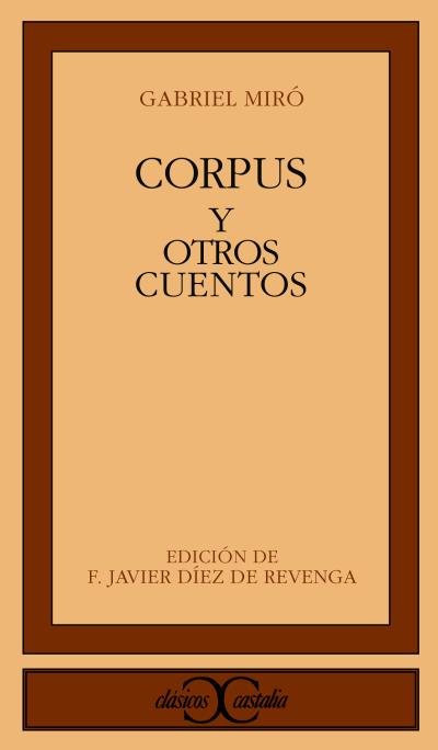 Corpus y otros cuentos - Gabriel Miró -5% en libros | FNAC