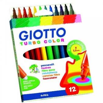 Paquete 12 rotuladores Giotto Turbo Maxi - Para decorar - Los mejores  precios