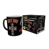 Taza termocromática Guns'n'Roses - Roses Cross