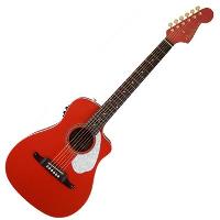 Guitarra Fender Malibú CE Fiesta Red