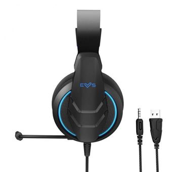 Auriculares Micro Gaming Energy Sistem Esg 4 Azul Supraural 50mm Jack 3.5mm  Multiplataforma