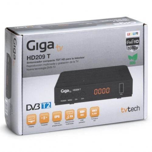 Sintonizador TDT GigaTV HD209 T - TDT - Los mejores precios