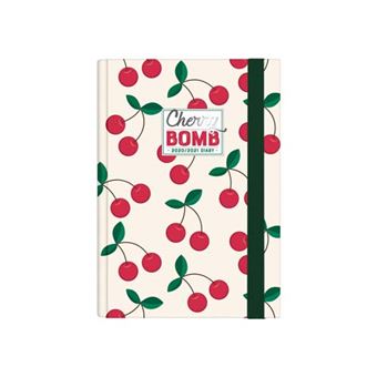 Agenda Legami 2020/21 semana vista con bloc cherry bomb