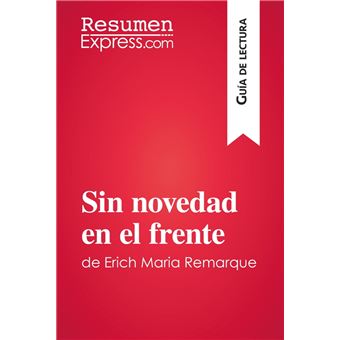 Sin novedad en el frente de Erich Maria Remarque (Guía de lectura) - 1