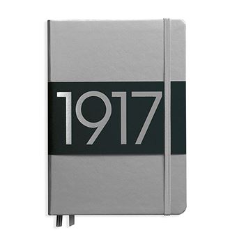 Libreta A5 Leuchtturm 1917 Medium tapa dura lisa plata - Cuaderno - Los  mejores precios