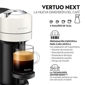 Cafetera de cápsulas Nespresso De'Longhi Vertuo Next ENV120.GY