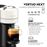 Cafetera de cápsulas Nespresso De'Longhi Vertuo Next ENV120.W 1500 W, 1.1 L Blanco