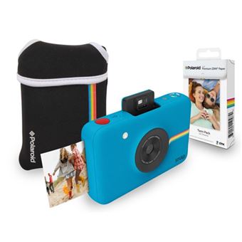 Cámara Polaroid Snap Azul Estuche + - Cámara de fotos instantánea - Mejores Precios y Ofertas | Fnac