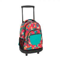 Mochila de ruedas renglón Totto cuadradritos