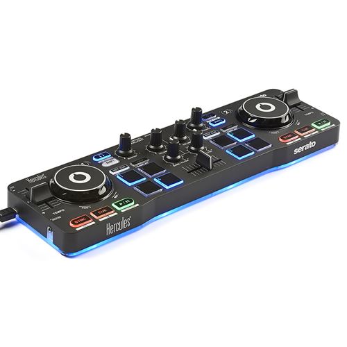 Mesa De Mezclas Hercules Djcontrol Starlight Negro