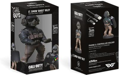 exceso factor sentido común Cargador mando Call of Duty Modern Warfare Cable Guy Lt. Simon "Ghost"  Riley PS4 - Conectividad y cargador para consola - Los mejores precios |  Fnac