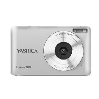 Cámara compacta digital Yashica DigiPix 100 Plata