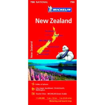 Mapa National - Nueva Zelanda