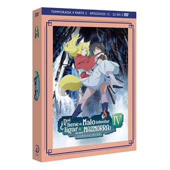 Danmachi Temporada 4 ¿Qué tiene de malo intentar ligar en una mazmorra? Temporada 4 parte 2. Episodios 12 a 22 - DVD