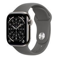 Apple Watch Series 11 GPS + Cellular 42mm Caja Titanio Natural y Correa Deportiva Gris piedra - Talla M/L