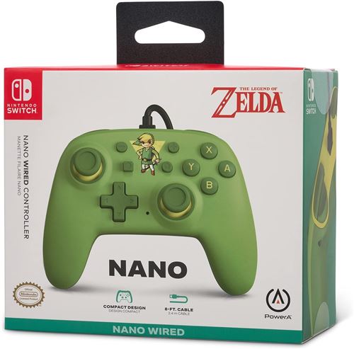 Mando PowerA Nano Nintendo Switche Zelda con calble
