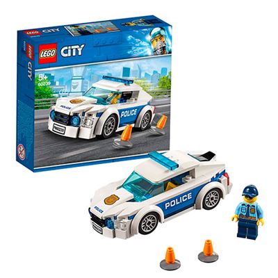 Lego City Coche patrulla de la juguete divertido para niños y aventuras policial 60239