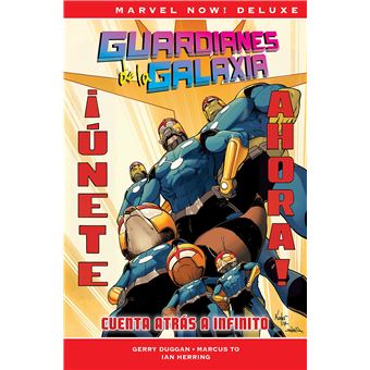 Marvel now! deluxe guardianes de la galaxia de gerry duggan 2. cuenta atrás a infinito