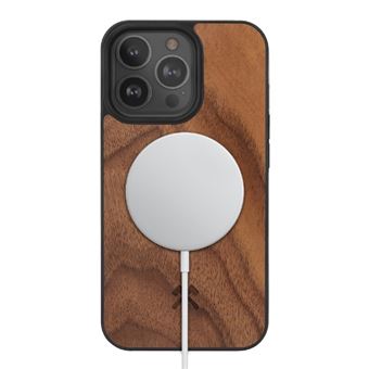Funda Wood Bumper MagSafe Nogal para iPhone 13 Pro - 1