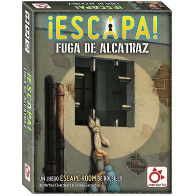 Juego de cartas escapa: fuga de alcatraz