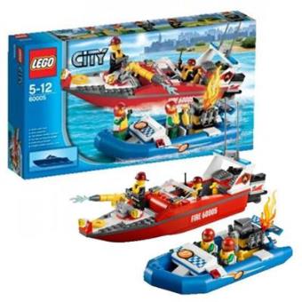 barco bomberos lego