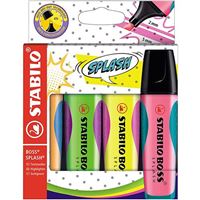 Rotuladores fluorescentes Stabilo Boss Splash 75 - 4 unidades