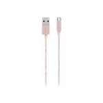 Cable Micro-USB Belkin F2CU021BT04-C00 rosa y dorado
