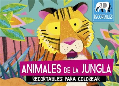 Animales de la jungla Recortables 3D