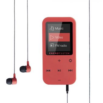 Reproductor MP4 Energy Sistem Touch Bluetooth Amber 16 GB radio FM microSD