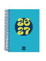 Agenda Escolar Finocam Cool Sep 2026 - Jun 2027 8º - 120x164 Mm 1 Día Página Azul Español