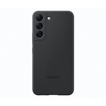 Funda de silicona Samsung Negro para Galaxy S22