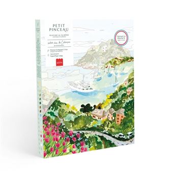 Kit de pintura La petite epicerie con números: Balade dans les Calanques - 1