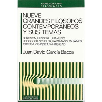 Nueve grandes filosofos contemporan